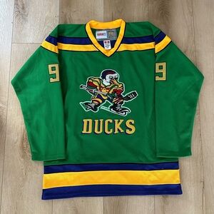 Vintage CCM Mighty Ducks Adam Banks Jersey. Size 52. Fits a Men’s XL.